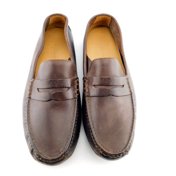 COLE HAAN Brown Leather Driving Slippers Moccasins Slip-on Flat Loafers 11.5 main image 7